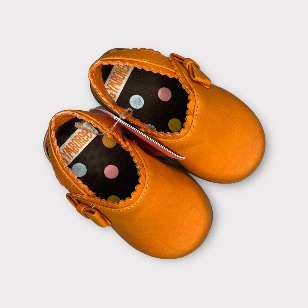 Gymboree Vintage 2007 Orange Platform Clogs - Picture 4 of 5